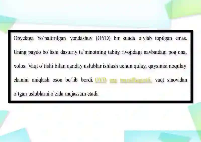 FARG‘ONA-2025 Tibbiyotda obyektga yonaltirilgan obyektdasturi 4