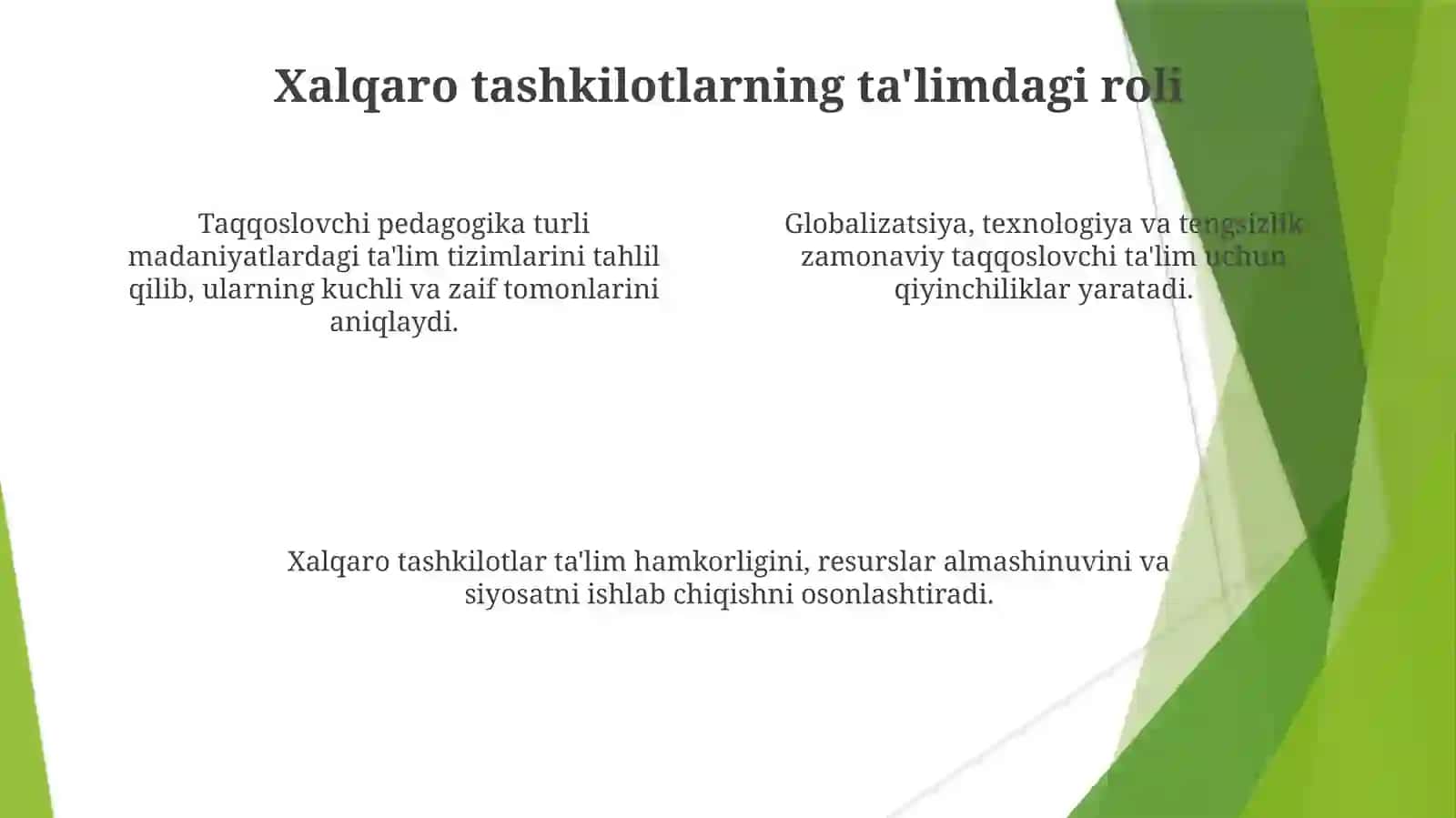 Zamonaviy komparativistik pedagogik masalalar taraqqiyoti 4