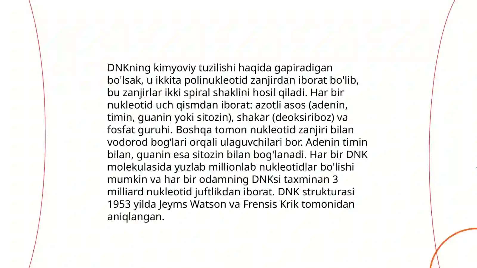 Genomika,irsiy omillarning tuzilishi va xususiyatlari 4