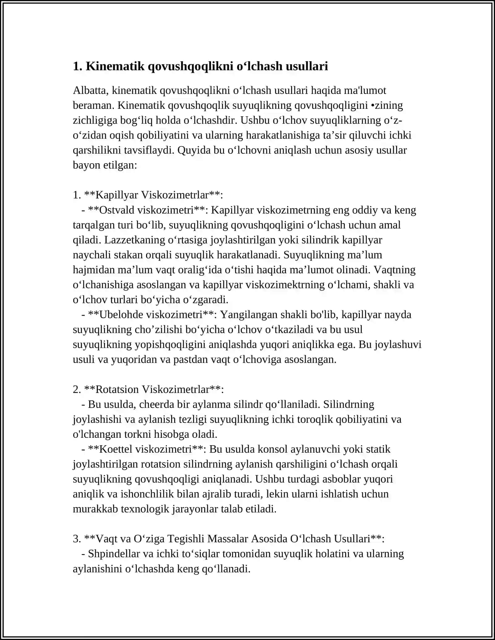 SUYUQLIKLARNING QOVUSHQOQLIGINI ANIQLASH USULLARI 4