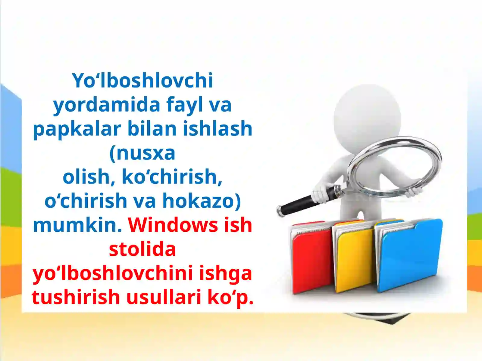 8-sinf Informatika Windows yo'lboshlovchisi 4