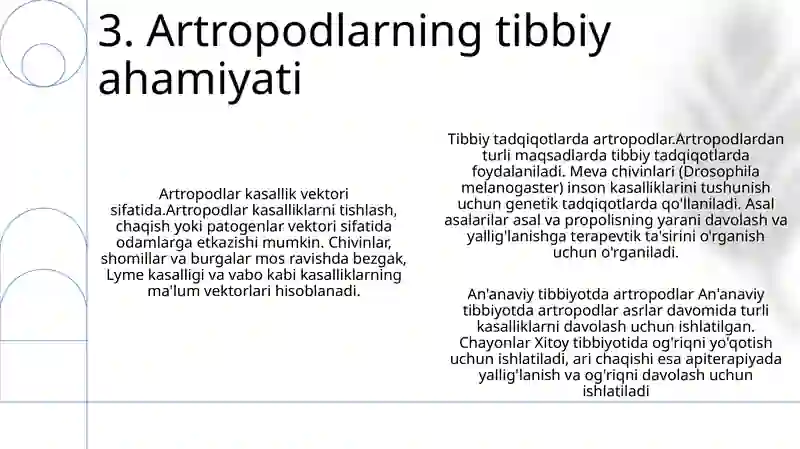 BoʻGʻImoyoqlilar. BogʻImoyoqlilarning Tibbiyotdagi Ahamiyati 4