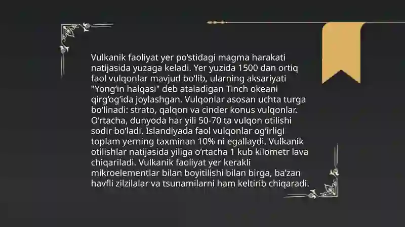 Yer poʻstida ekzogen va endogen jaroyonlar 4