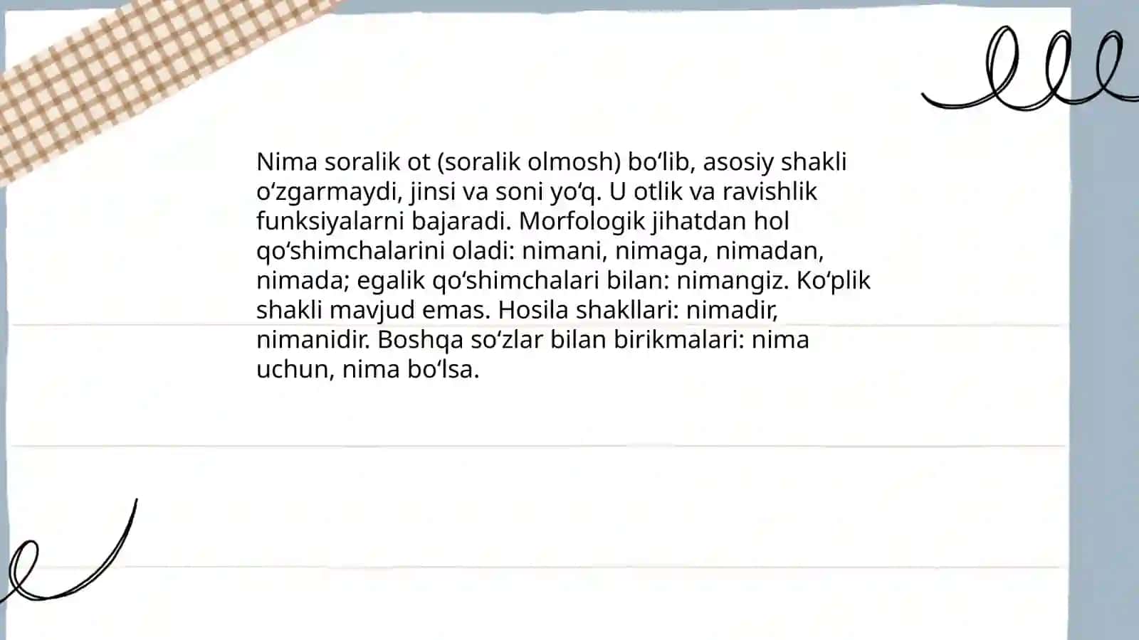 Nima soʻzi 4