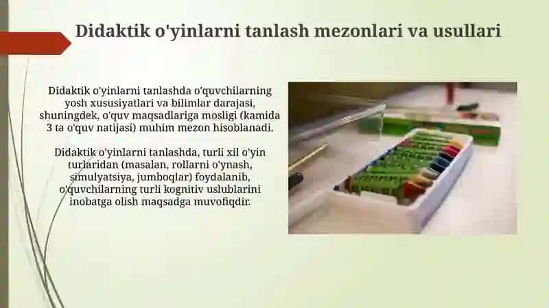 Didaktik O'yin Texnologiyalarining Biologiya Darslarida Qo'llanilishi 4