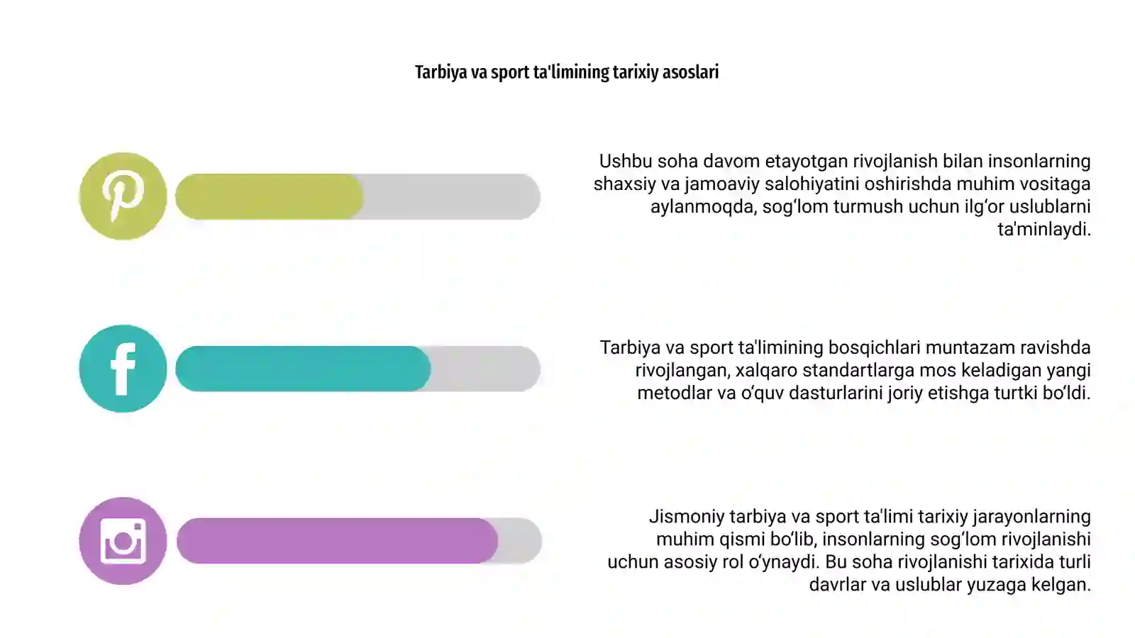 Jismoniy tarbiya va sport ta'limining paydo bo'lishi va rivojlanish bosqichlari 4