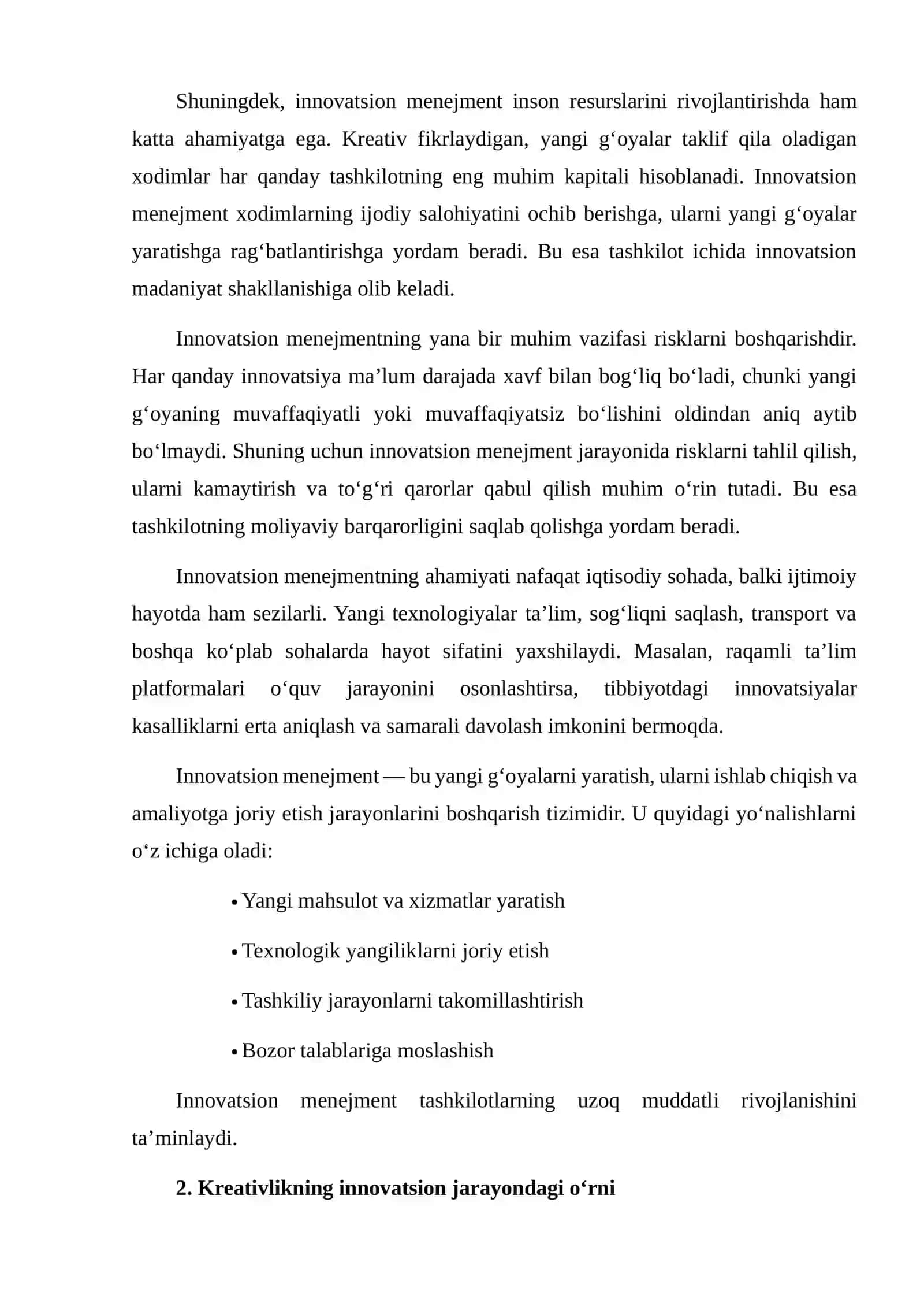 INNOVATSION MENEJMENTDA KREATIVLIKNI RAG‘BATLANTIRISH STRATEGIYALARI 4