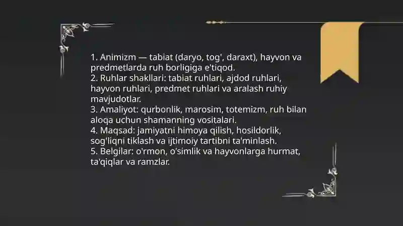 Ibtidoiy dinlar 4