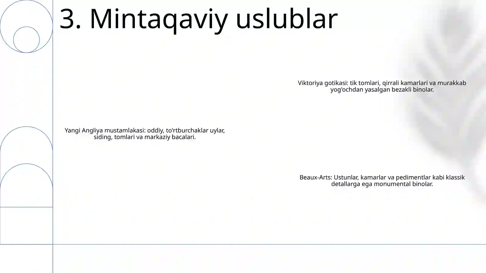 Arxitektura davrlari 4