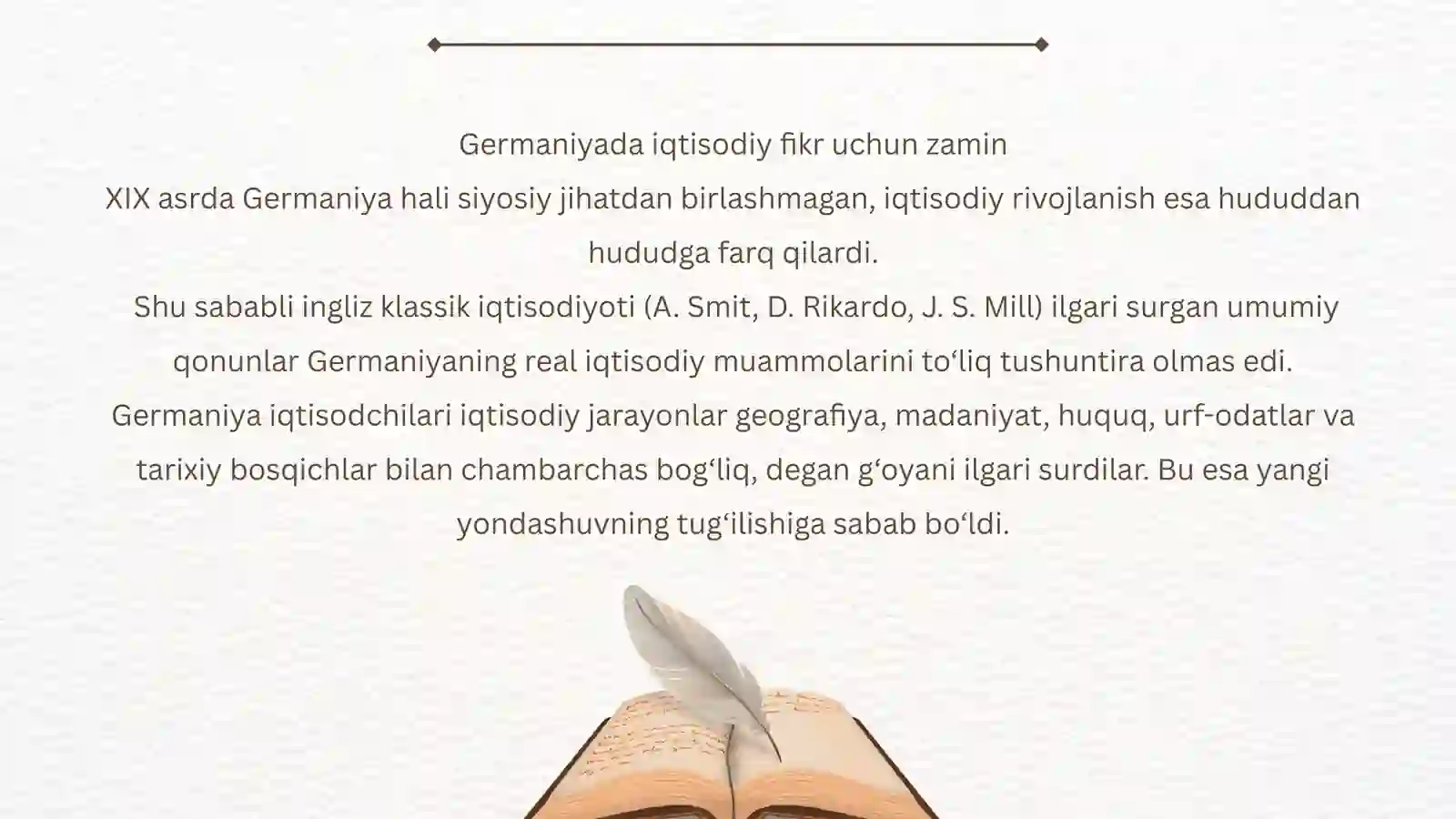 Germaniyadagi yangi va eng yangi tarixiy maktab. ularning iqtisodiy mazmuni 4