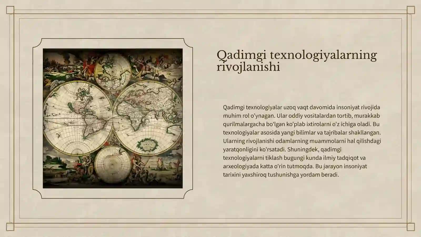 Qadimgi texnologiyalarni tiklashdagi yutuq va kamchilliklar 4