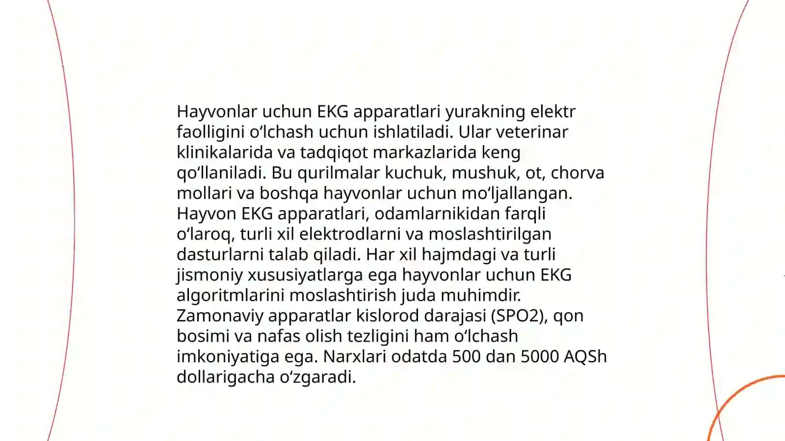Hayvonlarda elektrokardiogramma tahlili 4