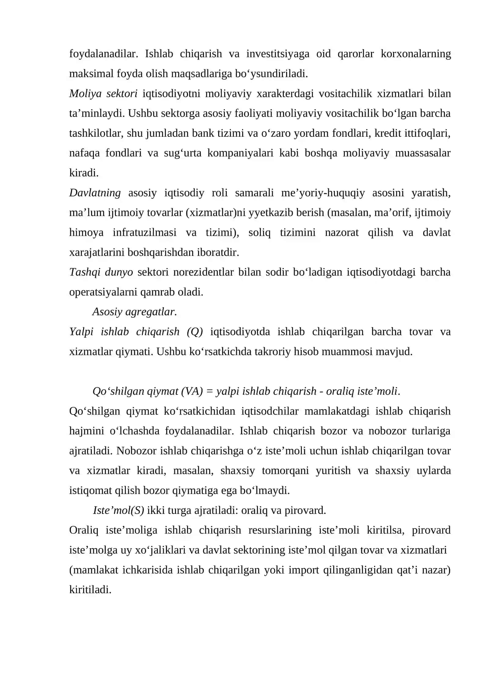 Real sektor tahlili va bashorati 4