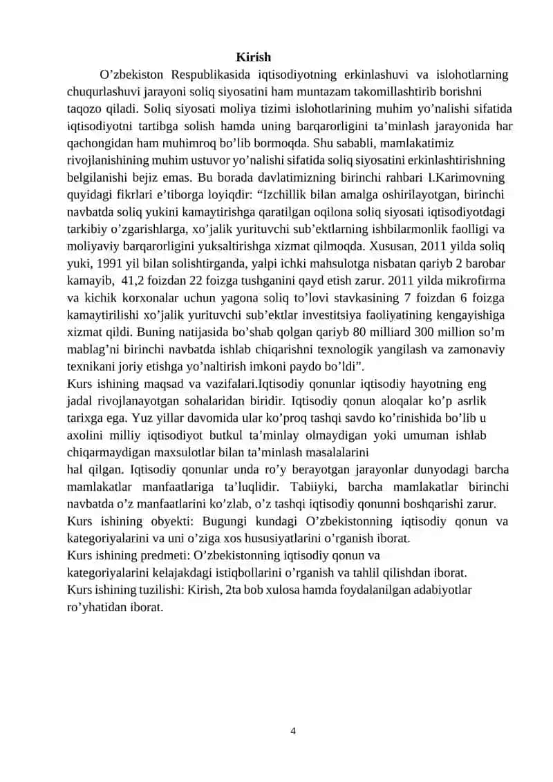 Iqtisodiy qonunlar va ularning amal qilish mexanizmi 4