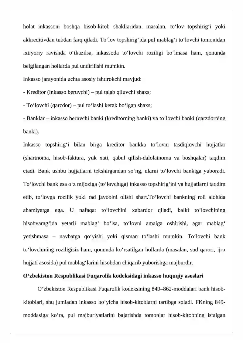 Inkasso bo‘yicha hisob-kitoblar 4