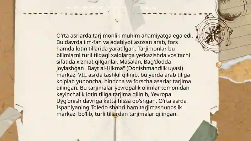 Tarjimonlik faoliyati tarixi 4