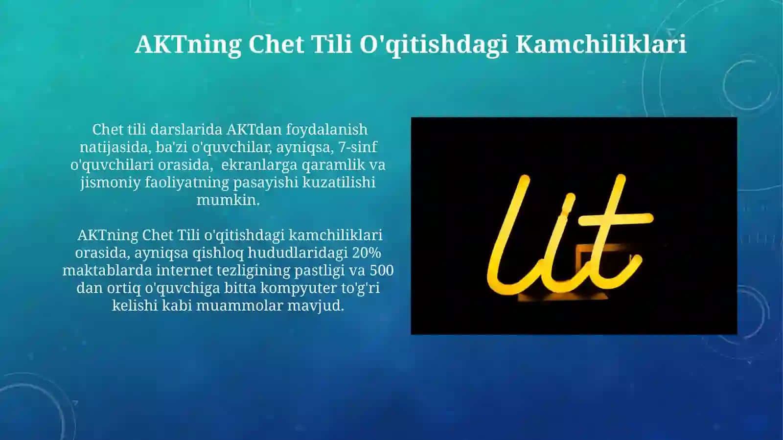 Chet tili o’qitishda AKT dasturlarining umumiy tavsifi; afzalliklari va kamchiliklari 4