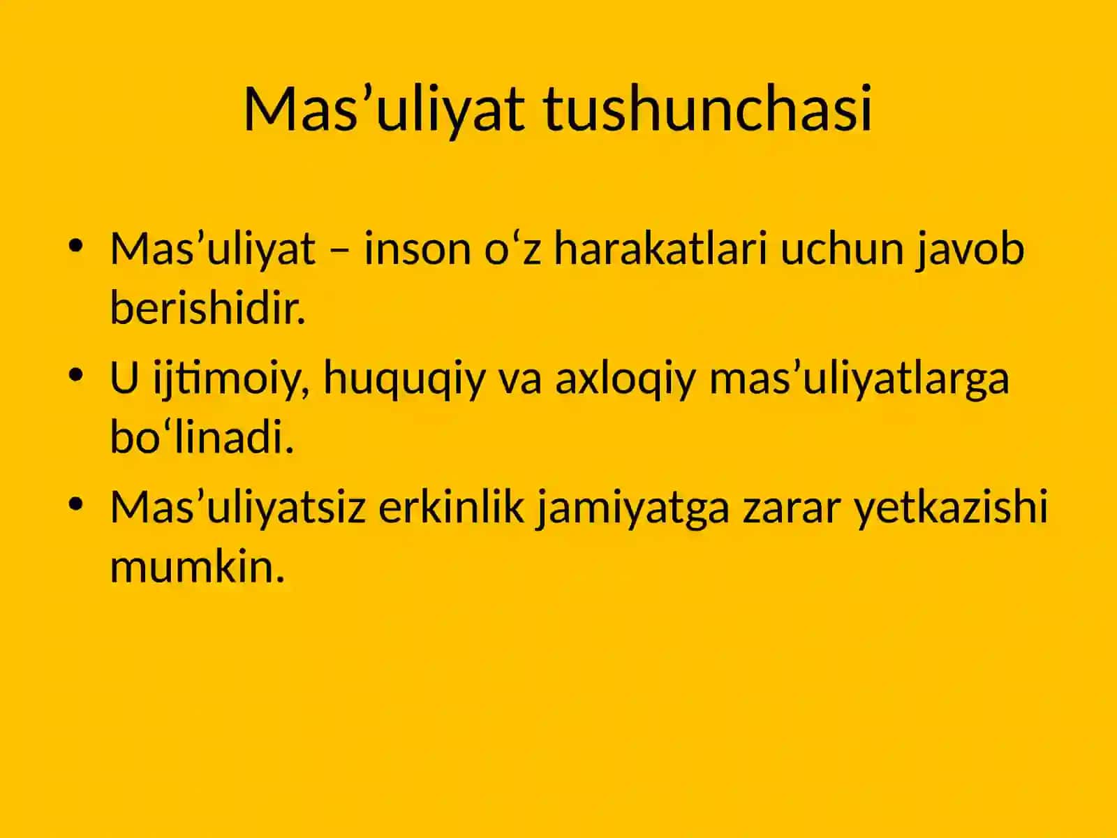 Shaxs erkinligi va mas’uliyatning uzviy bog‘liqligi 4