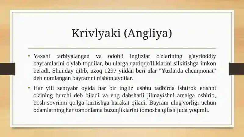 Dunyodagi eng noodatiy bayramlar 4