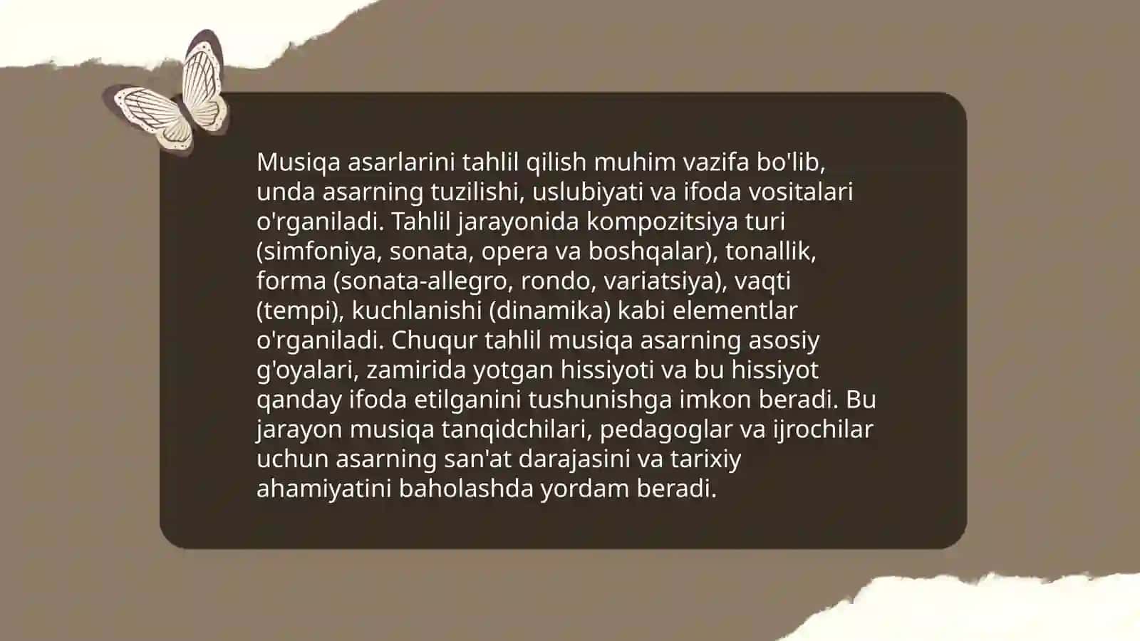 Musiqa mashg'ulotlarida qo'llaniladigan usul va uslublar 4