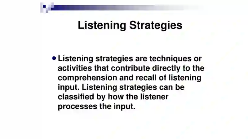 Topic 4. Methodology for developing listening comprehension skills 4