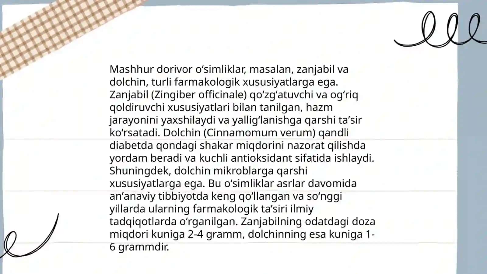 Mdh davlat farmakopiyalarida dorivor oʻsimliklar mahsulotlari va ulardan olinadigan dori vositalari 4