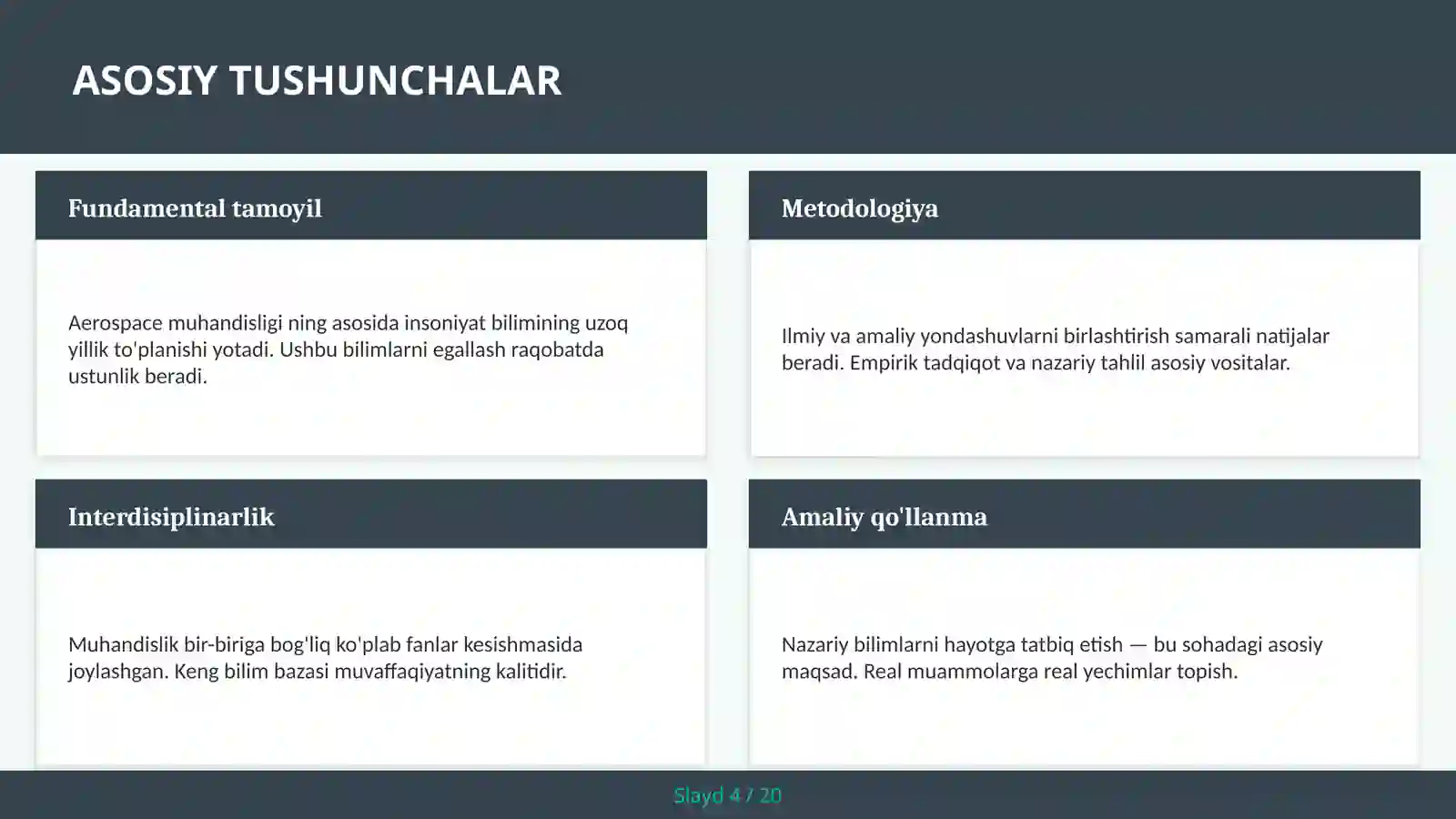 AEROSPACE MUHANDISLIGI 4