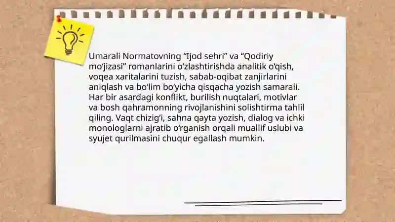 Ijod sehri, Qodiriy mo‘jizasi 4