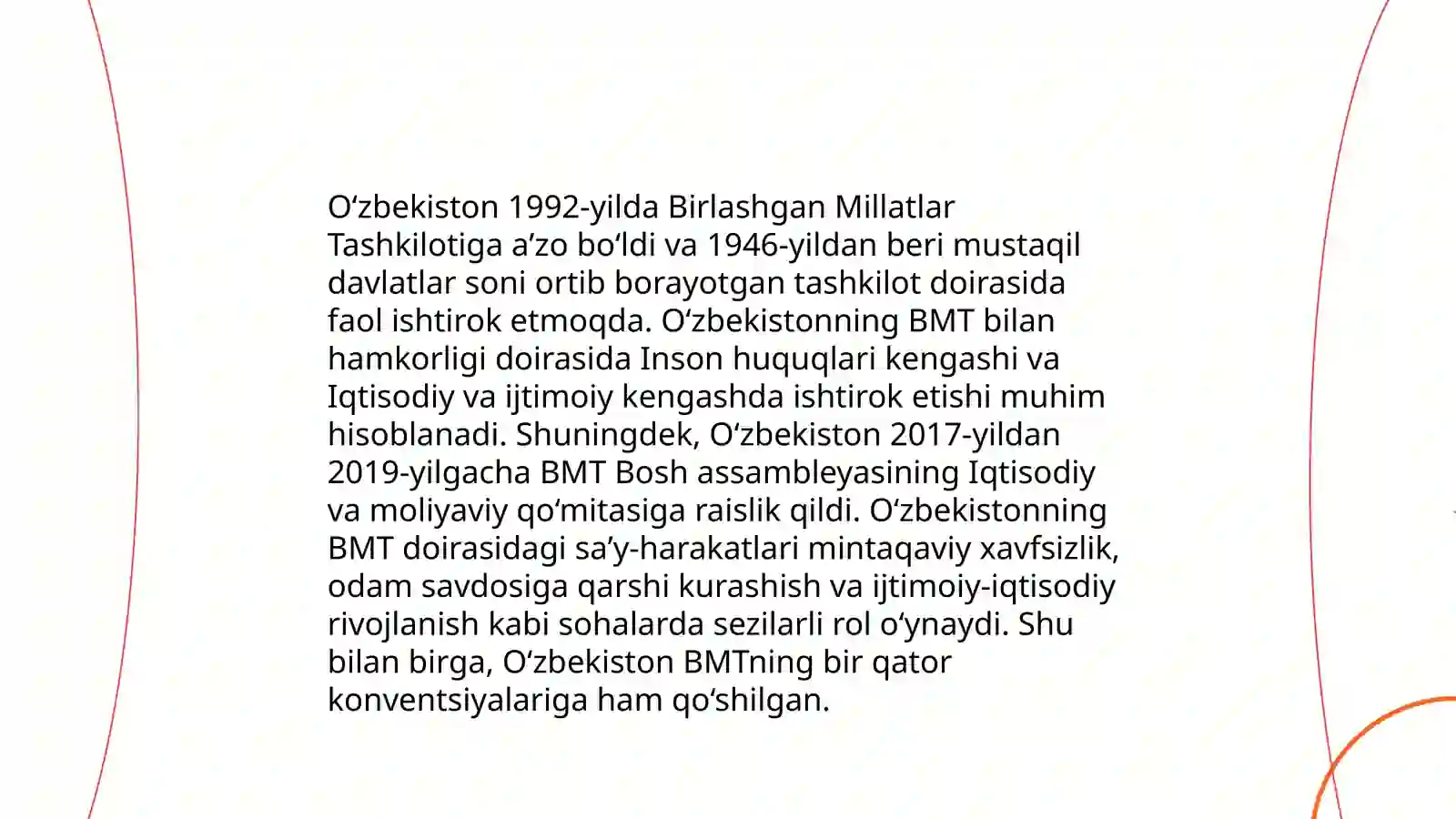 O'zbekiston va BMT hamkorligi 4