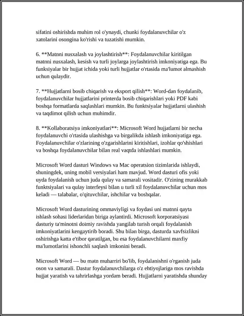 Microsoft Word asoslari 4