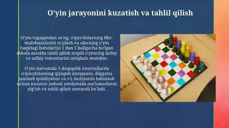 Harakatli o‘yinlarni darsni asosiy qismida mos tanlash va tahlil qilish 4