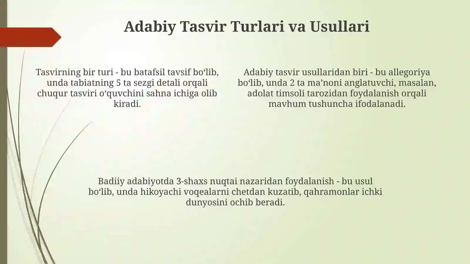 Adabiy Tasvirning Mohiyati: Obyekt, Subyekt va Funksiya 4