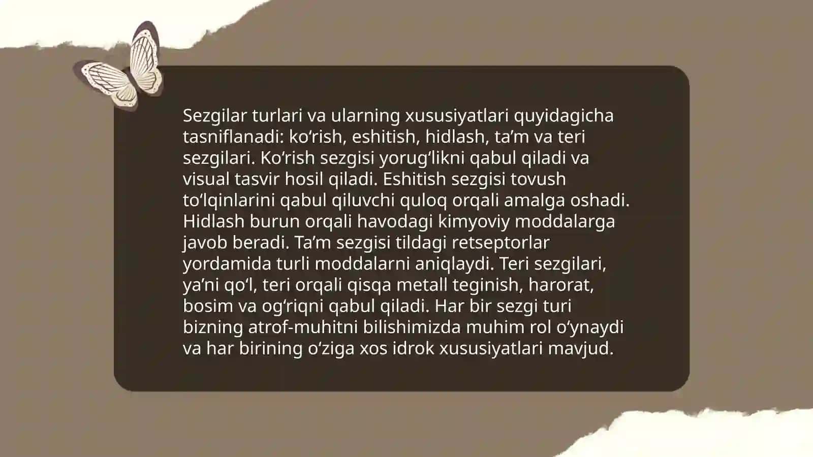 Sezgi va idrokning psixologik mohiyati, fiziologiyasi 4