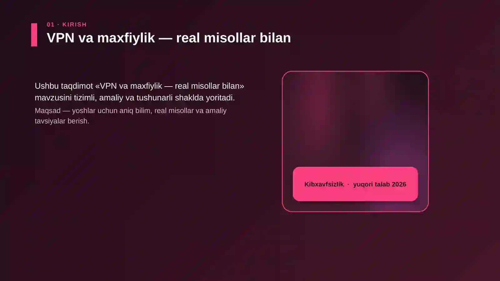 VPN va maxfiylik — real misollar bilan 4