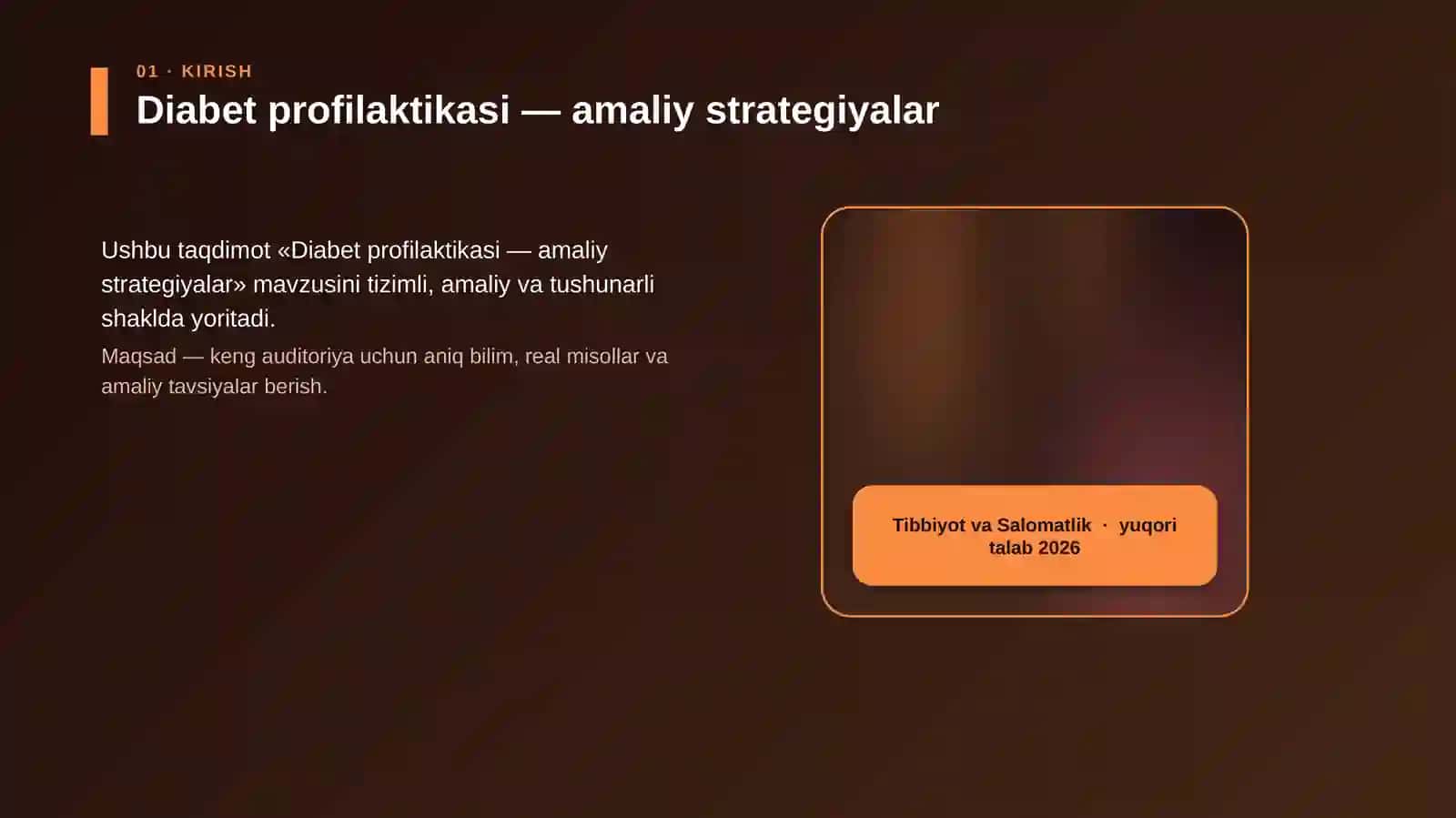 Diabet profilaktikasi — amaliy strategiyalar 4