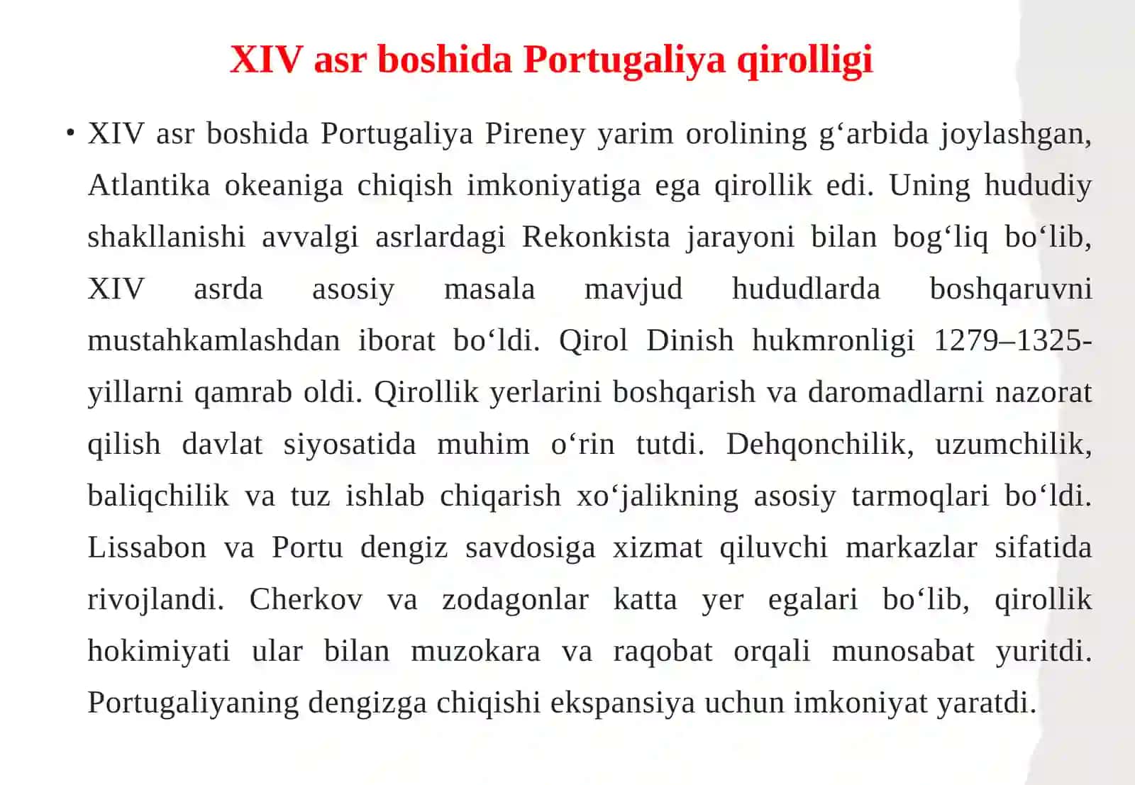 XIV–XV asrlarda Portugaliya tarixiga oid ilmiy tadqiqotlar 4