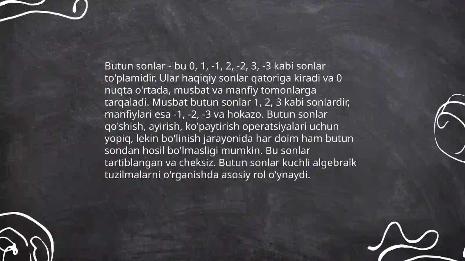 Natural sonlar 4