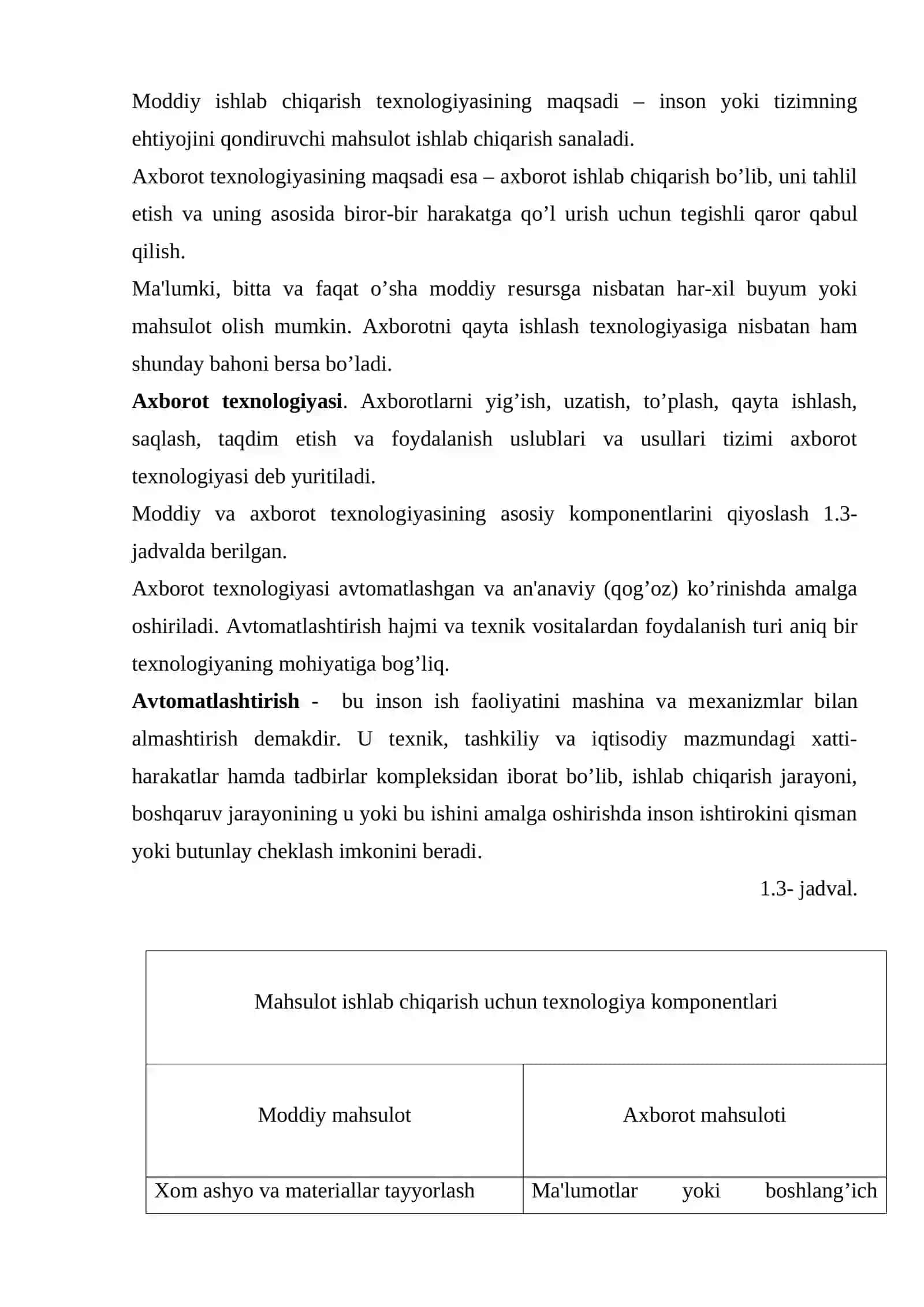 Avtomatlashtirilgan axborot tеxnologiyalari 4