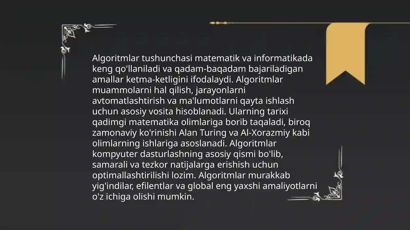 Raqamli dasturlash asoslari 4