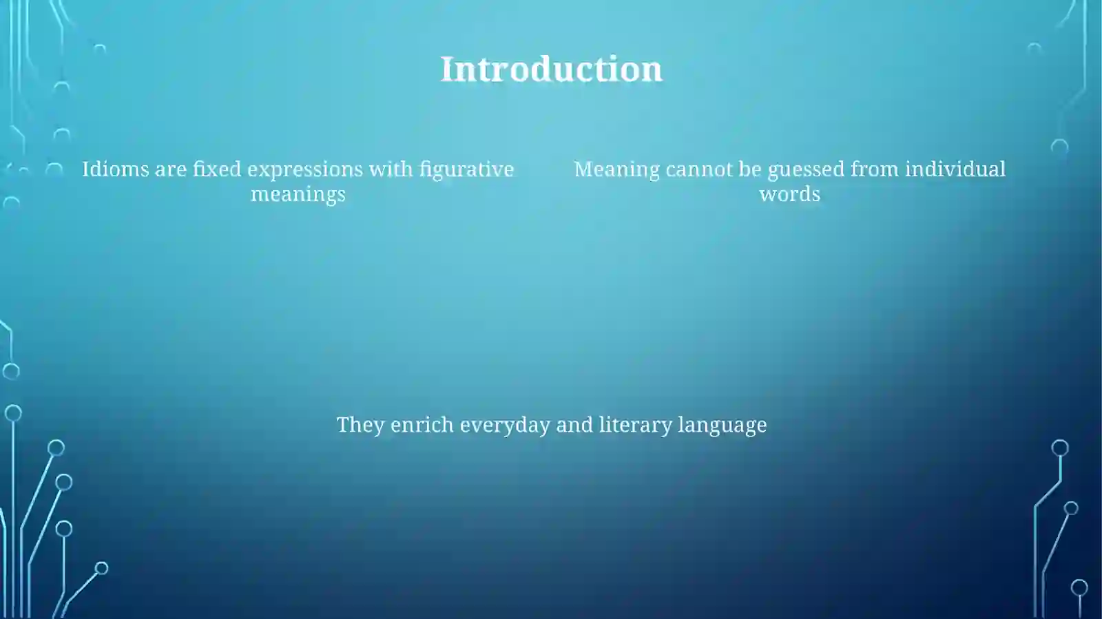 Idioms in Language 4