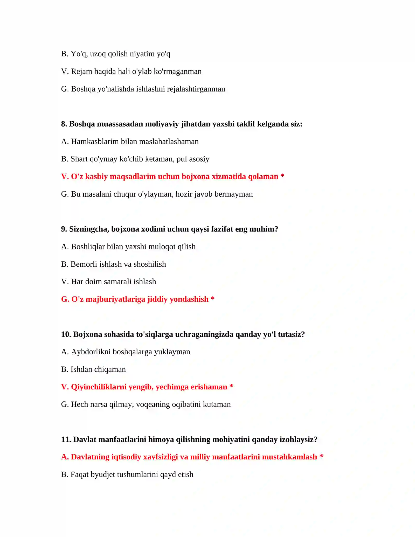 PSIXOLOGIK TAYYORGARLIK BOJXONA TESTLARI 4