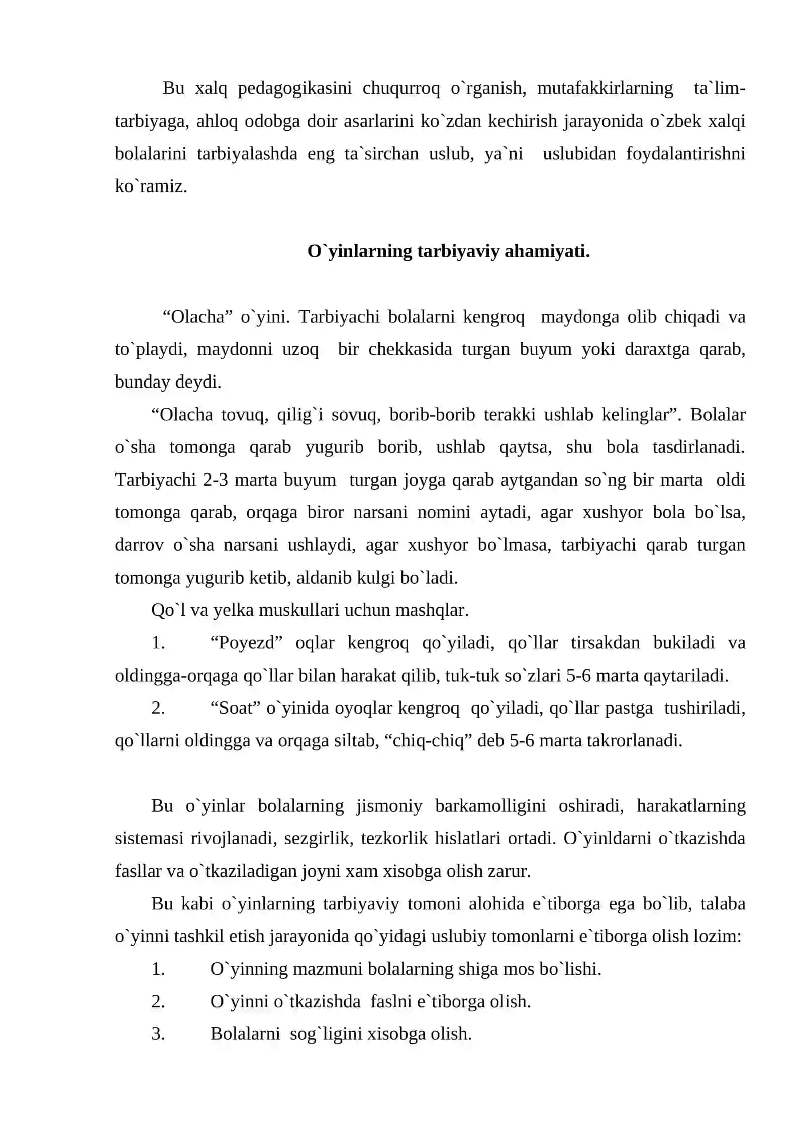 Milliy o`yinlarning tarbiyaviy ta`siri 4