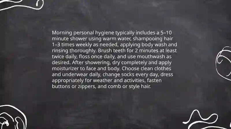 Daily routines 4