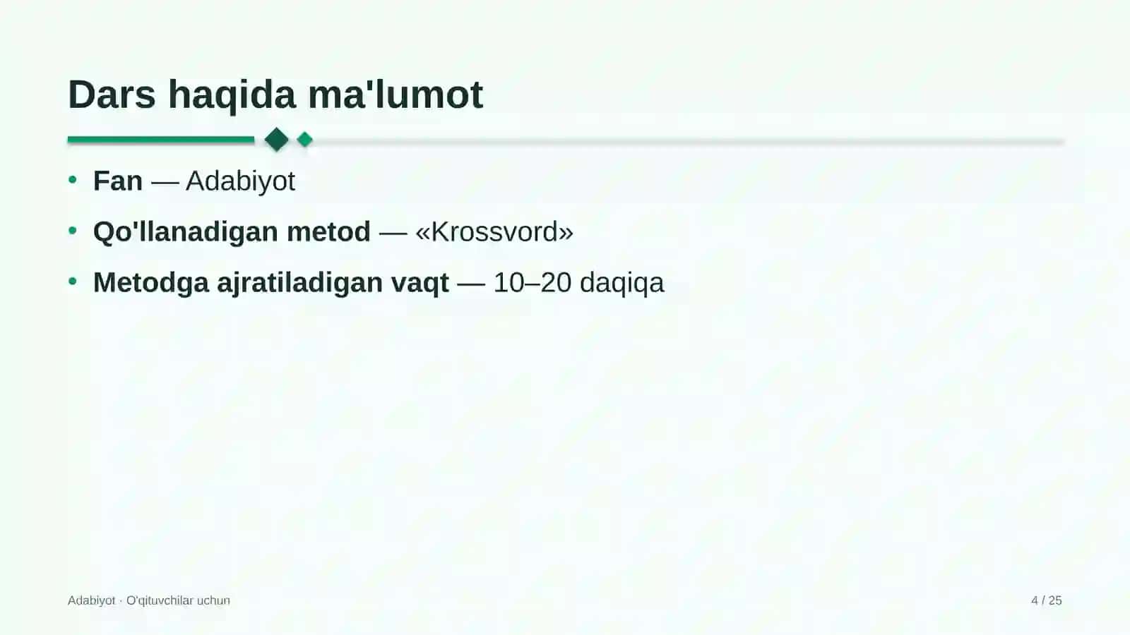adabiyot darslarida krossvord metodidan foydalanish 8192 4