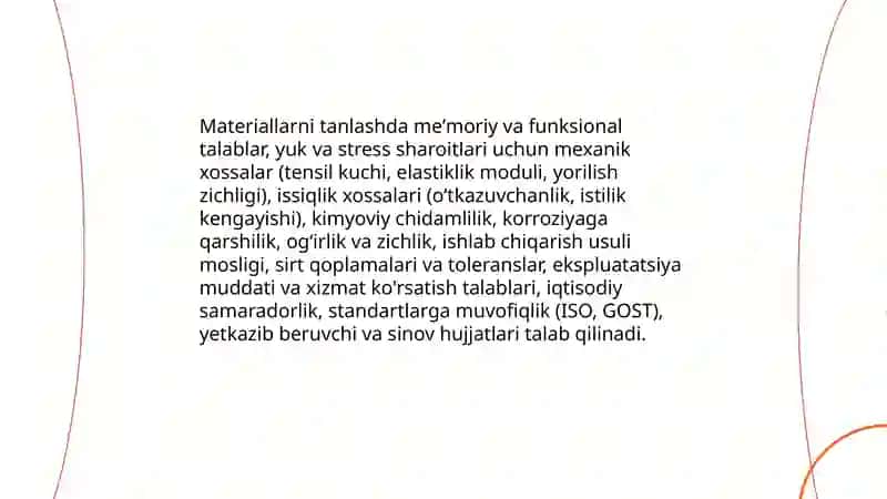 Dizayn jarayonida texnik talablar 4