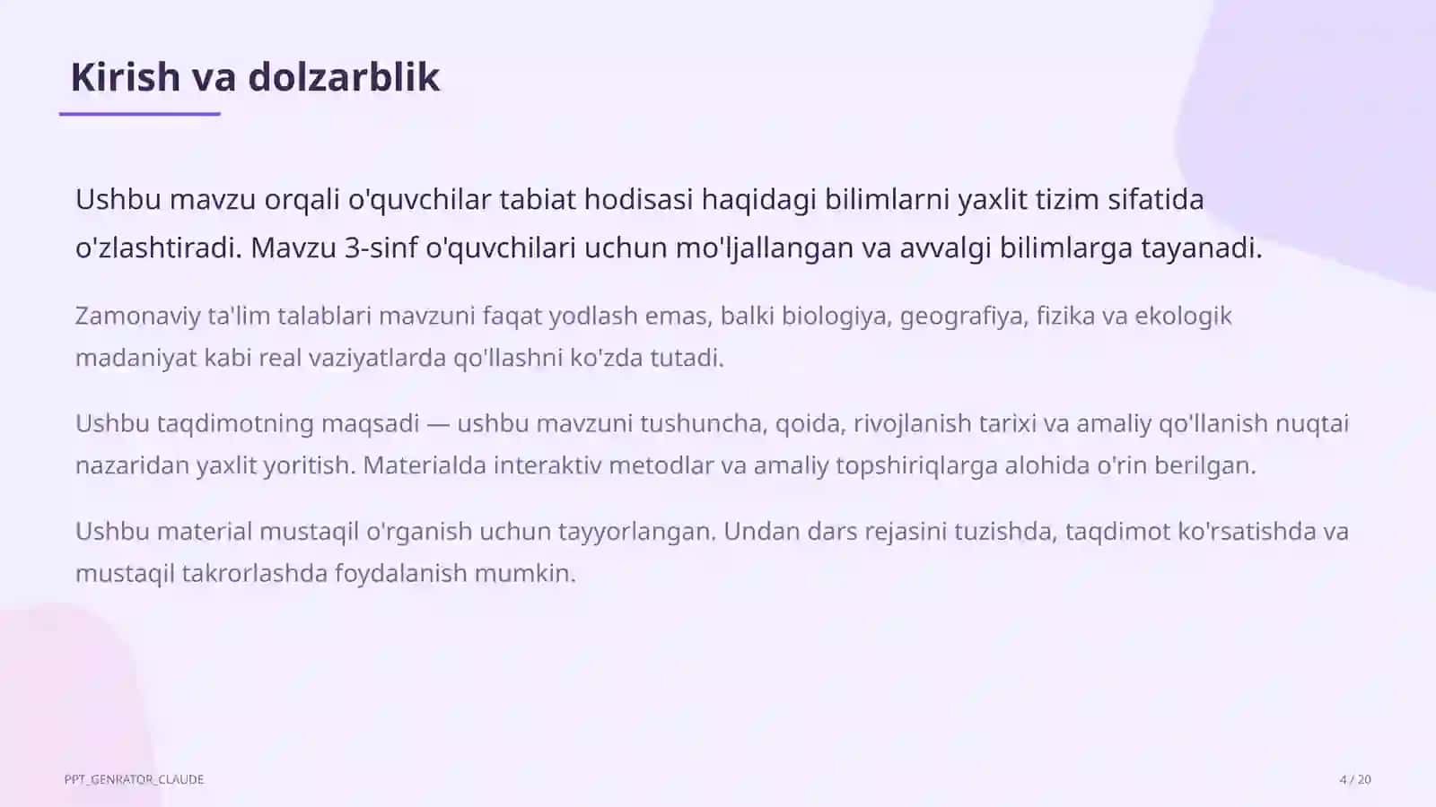 Tabiatshunoslik 3