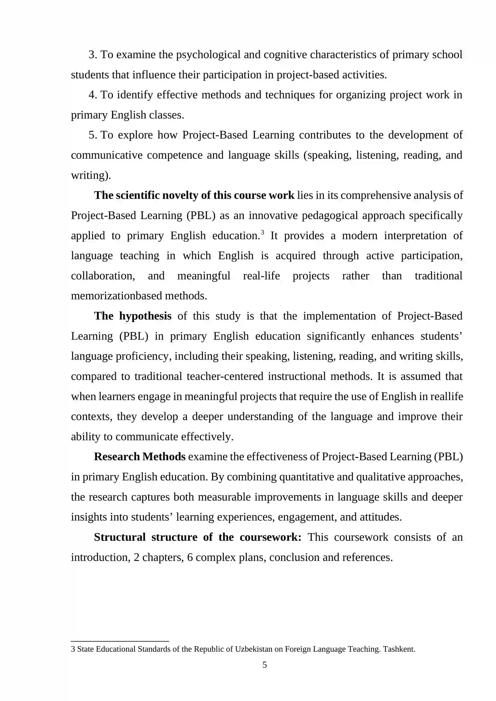 Project-Based Learning in Primary English Education 4