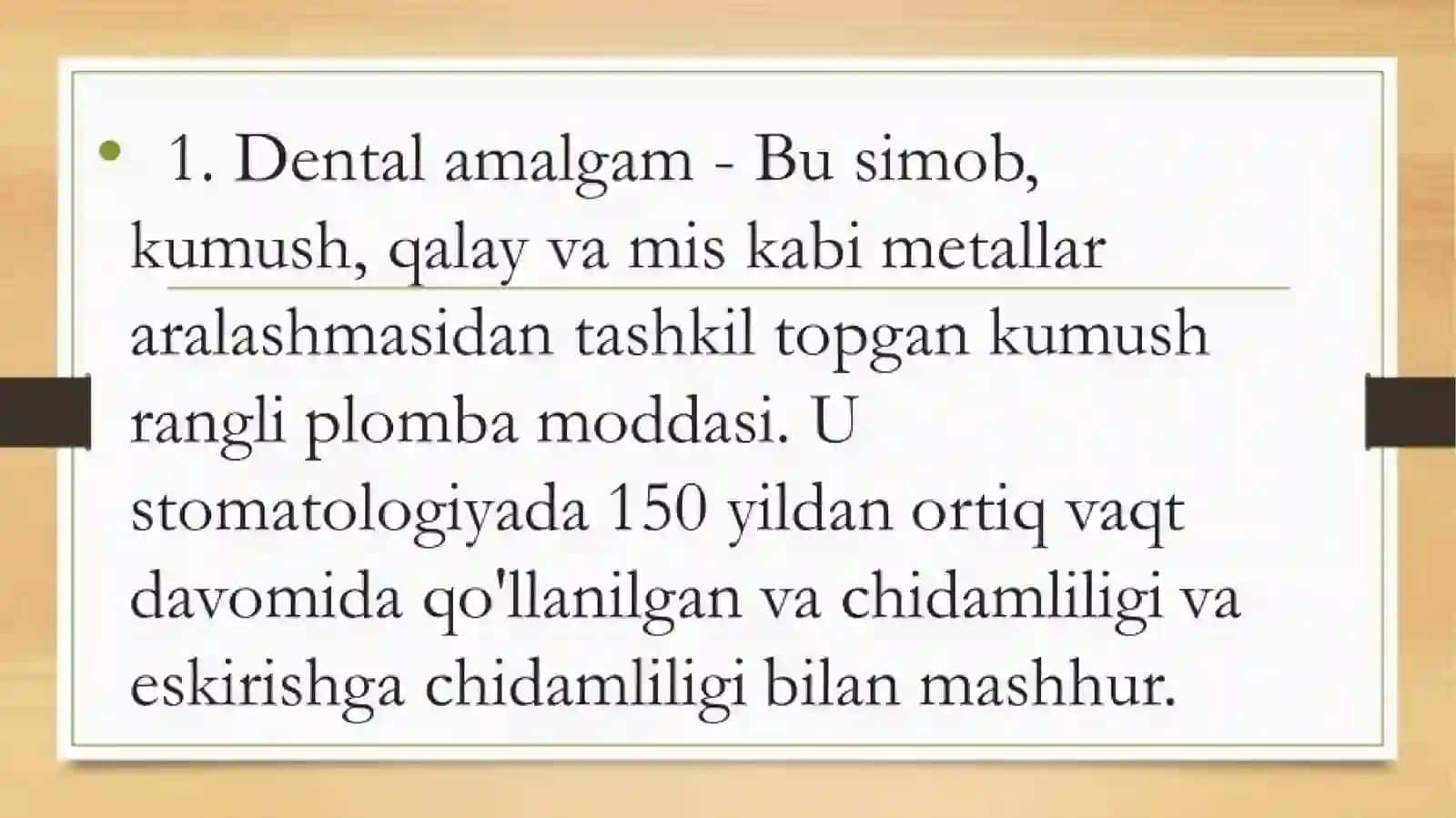 Birlamchi qattiq plomba ashyolari 4