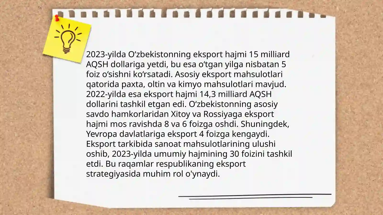O’zbekiston Respublikasining tashqi savdo korsatkichlari tahlili 4