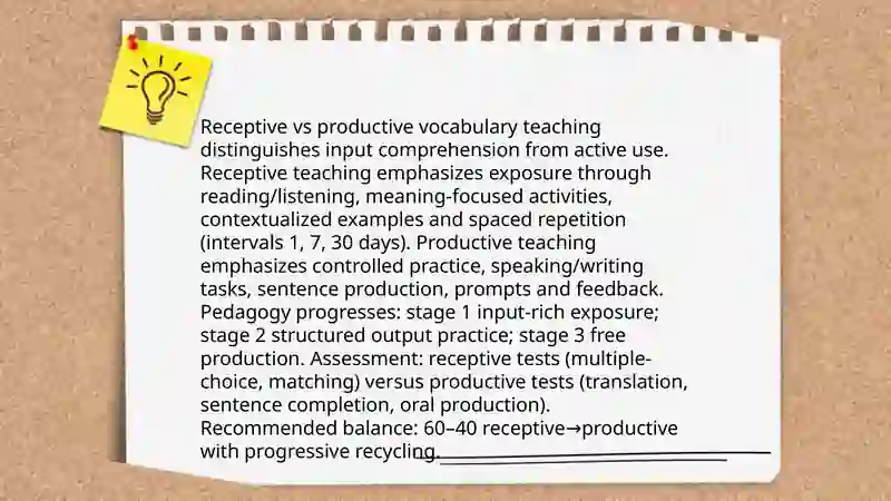 Teaching vocabulary 4